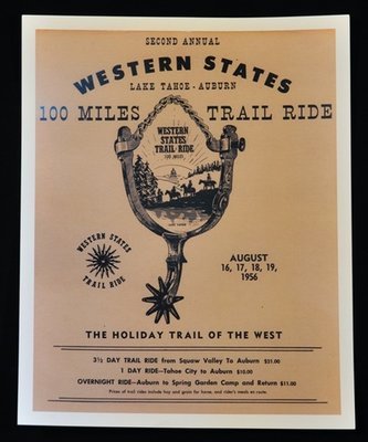 Vintage 1956 Western States Trail Ride 