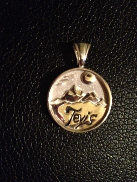 Backside of Pendant (size is a little bigger than a nickel)