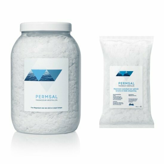 Magnesium kristallen 2 kg + gratis 500 gram navulzak