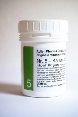 Adler Schüssler Celzout nr 5 Kalium phosphoricum