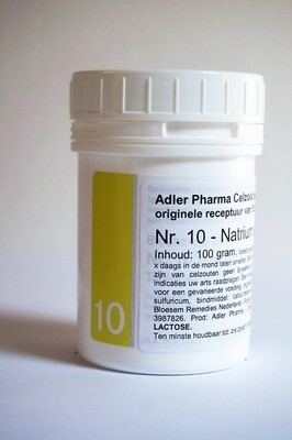 Adler Schüssler Celzout nr 10 Natrium sulfuricum
