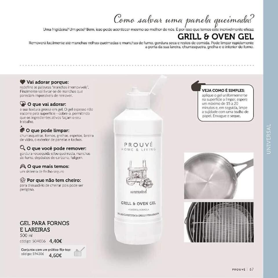 Gel para fornos e lareiras