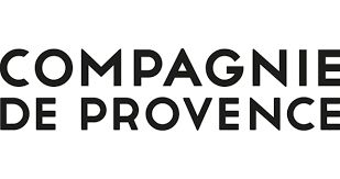 schwarzes Logo mit Schriftzug ,,Champagnie de Provence"