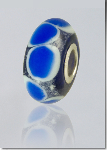 Pet Memorial Ashes Cremation White Large Hole Bead One Bead