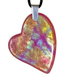 Pendants with Cremains in Hand Blown Glass