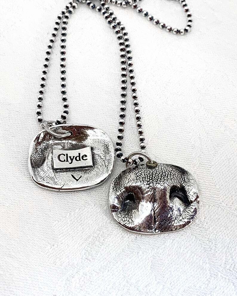 Nose Print in 3D Sterling Silver from 