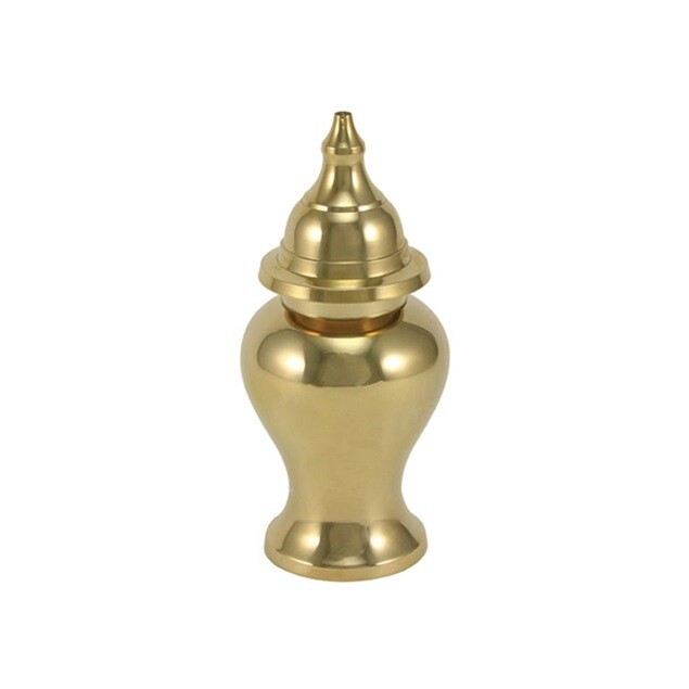Shiny Brass Urns