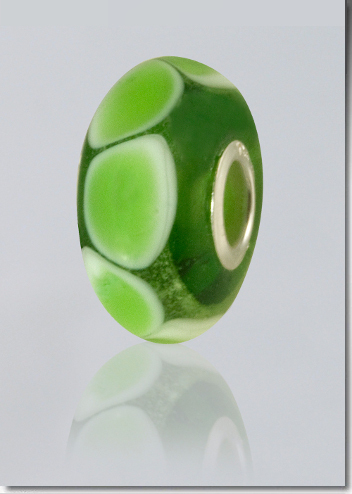 Handblown glass Memory Beads