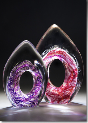 Perennial Flame Memorial Glass