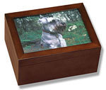 Wood Photo Urn by Howard Miller