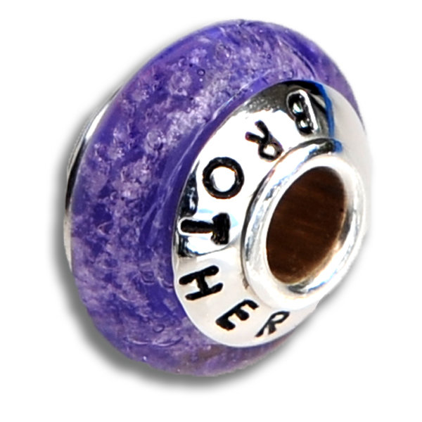 Forever In Glass Pandora Like Keepsake Bead
