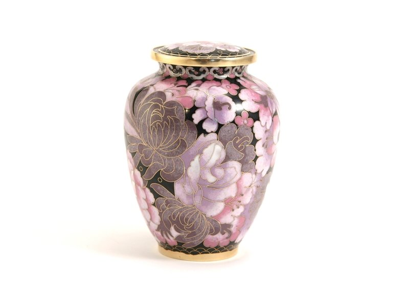 Cloisonne` Urns