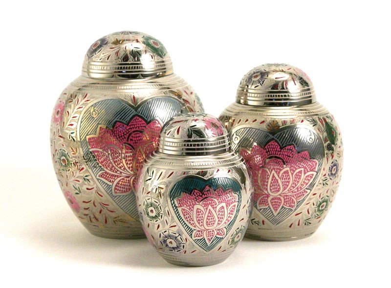 Lotus Heart Urns