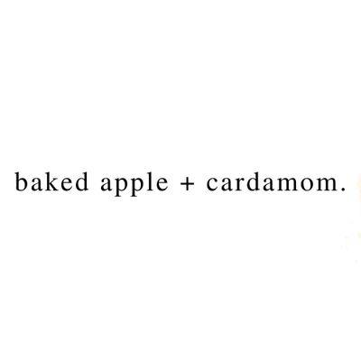 Baked Apple + Cardamom - 6oz