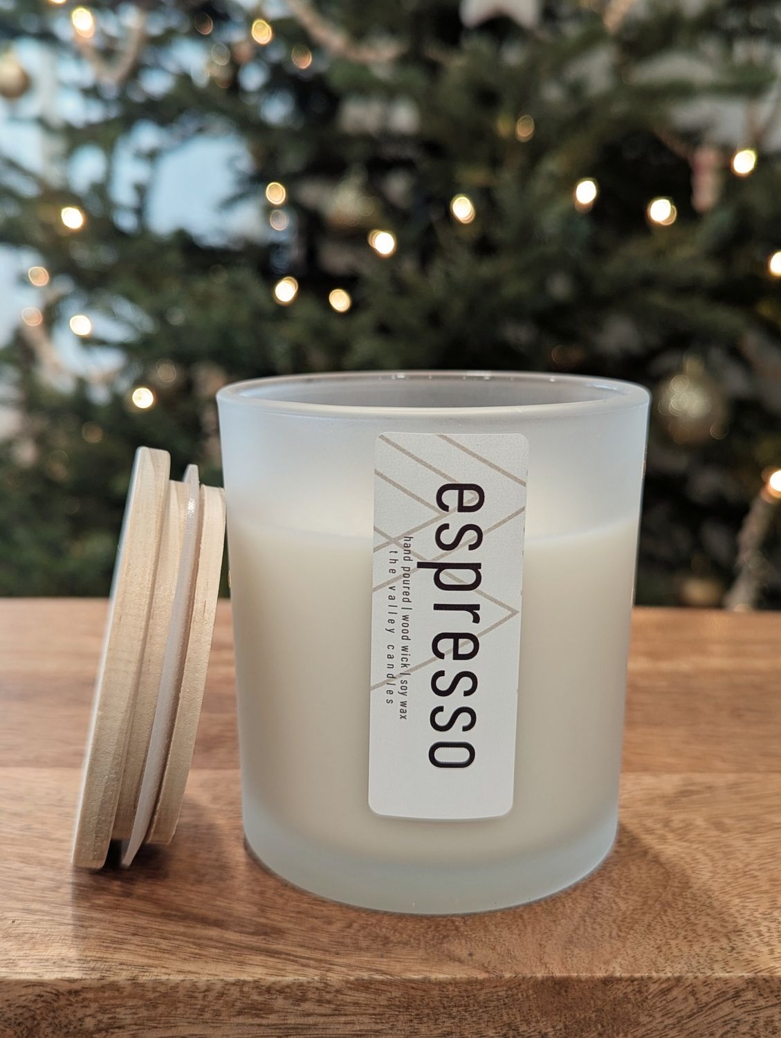 espresso - frosted white