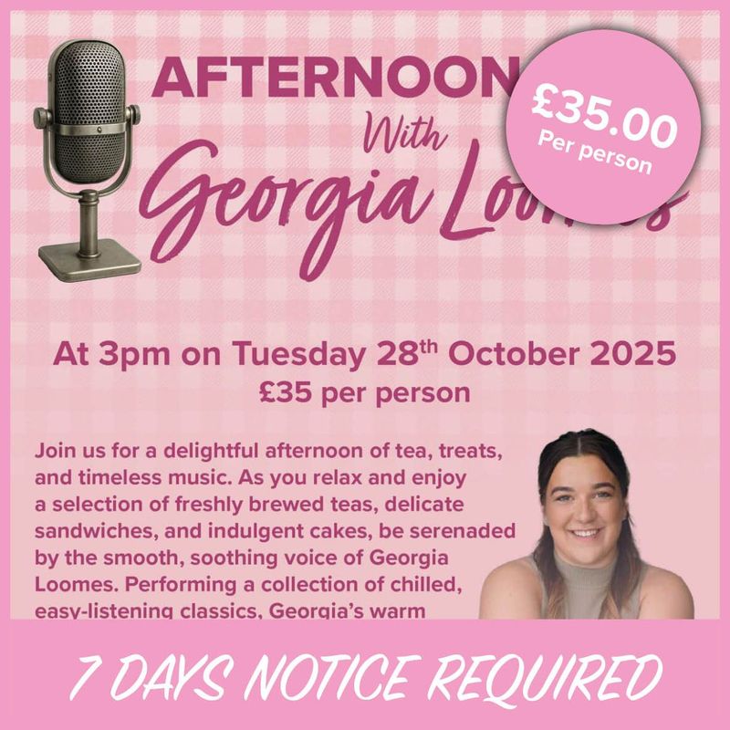 Georgia Loomes Afternoon Tea Deposit