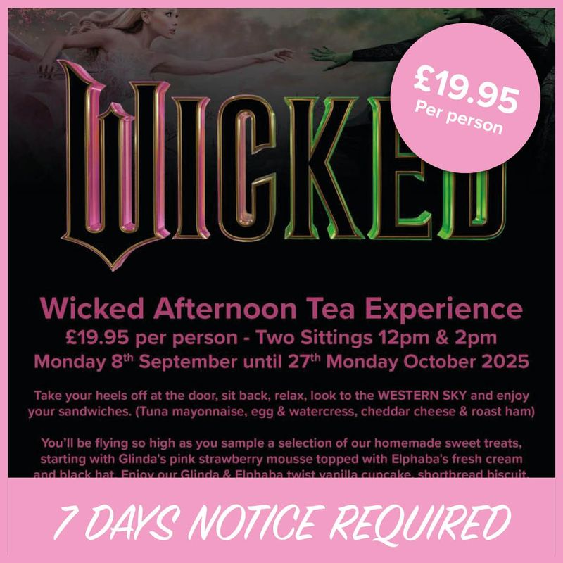 Wicked Afternoon Tea Deposit
