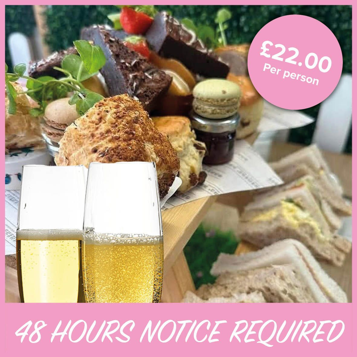 Prosecco Afternoon Tea Prosecco Afternoon Tea