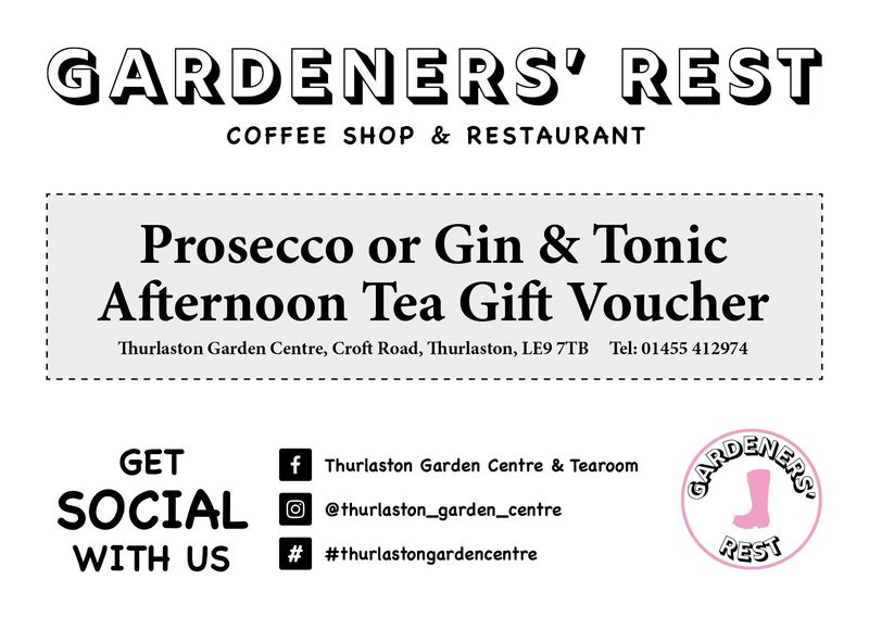 Prosecco or Gin & Tonic Afternoon Tea Gift Voucher
