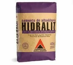 Cemento de albañilería Hidralit x 40 kg
