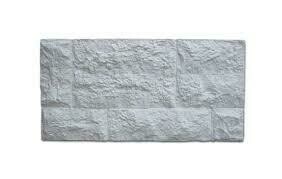 Placa de yeso antihumedad símil piedra 26x52 cm