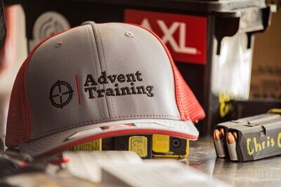 Advent Training Charcoal/ Red Split R-Flex Hat L/XL