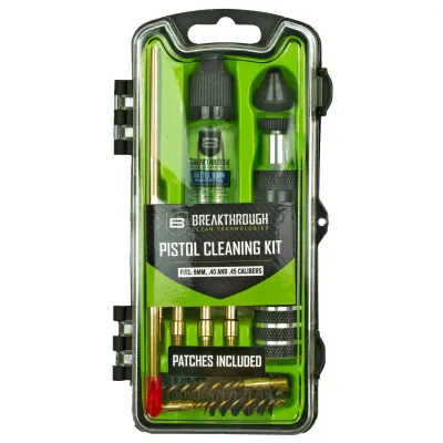 Breakthrough Clean Technologies Vision Series Handgun Cleaning Kit For Pistol 357 to .45