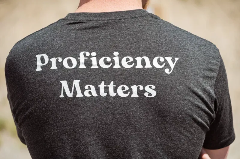Advent Training Proficiency Matters: T-Shirt Unisex XXL