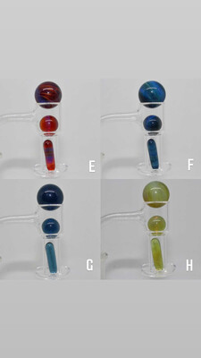 Bardo Glass Full Colour Terp Slurper Sets (A-H)