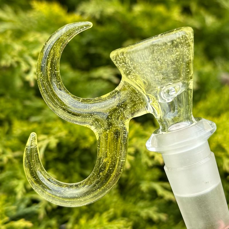 Gump Glass Double Horn Bowl 14mm 3 Hole - (E)