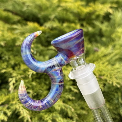 Gump Glass Double Horn Bowl 14mm 3 Hole - (F)