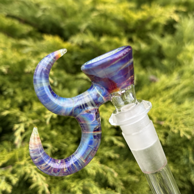 Gump Glass Double Horn Bowl 14mm 3 Hole - (F)