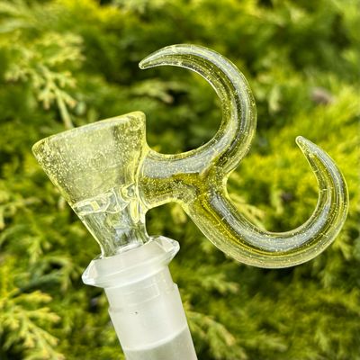 Gump Glass Double Horn Bowl 14mm 3 Hole - (E)