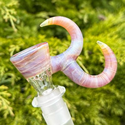 Gump Glass Double Horn Bowl 14mm 3 Hole - (D)