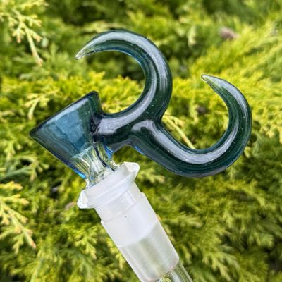 Gump Glass Double Horn Bowl 14mm 1 Hole - (C)