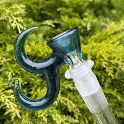 Gump Glass Double Horn Bowl 14mm 1 Hole - (C)
