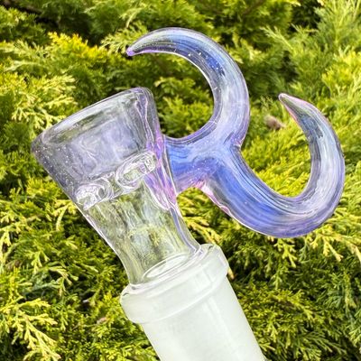 Gump Glass Double Horn Bowl 18mm 4 Hole - (H)