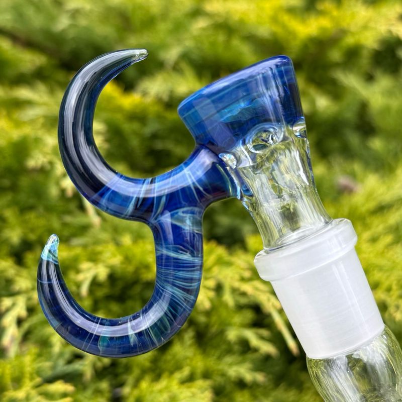 Gump Glass Double Horn Bowl 18mm 4 Hole - (J)