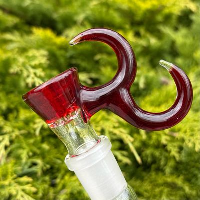 Gump Glass Double Horn Bowl 18mm 4 Hole - (G)