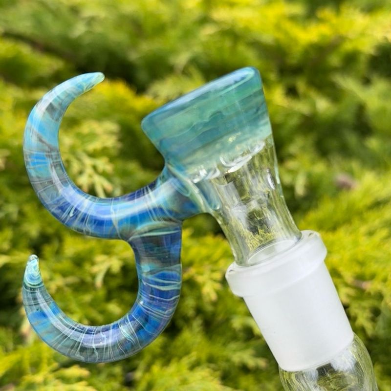 Gump Glass Double Horn Bowl 18mm 4 Hole - (I)
