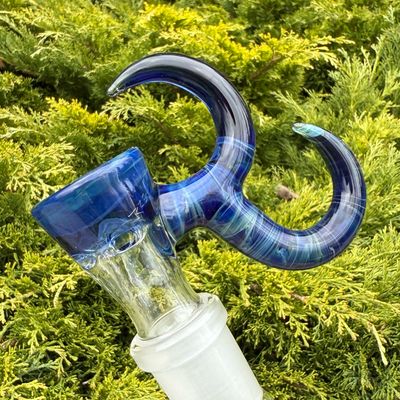 Gump Glass Double Horn Bowl 18mm 4 Hole - (J)
