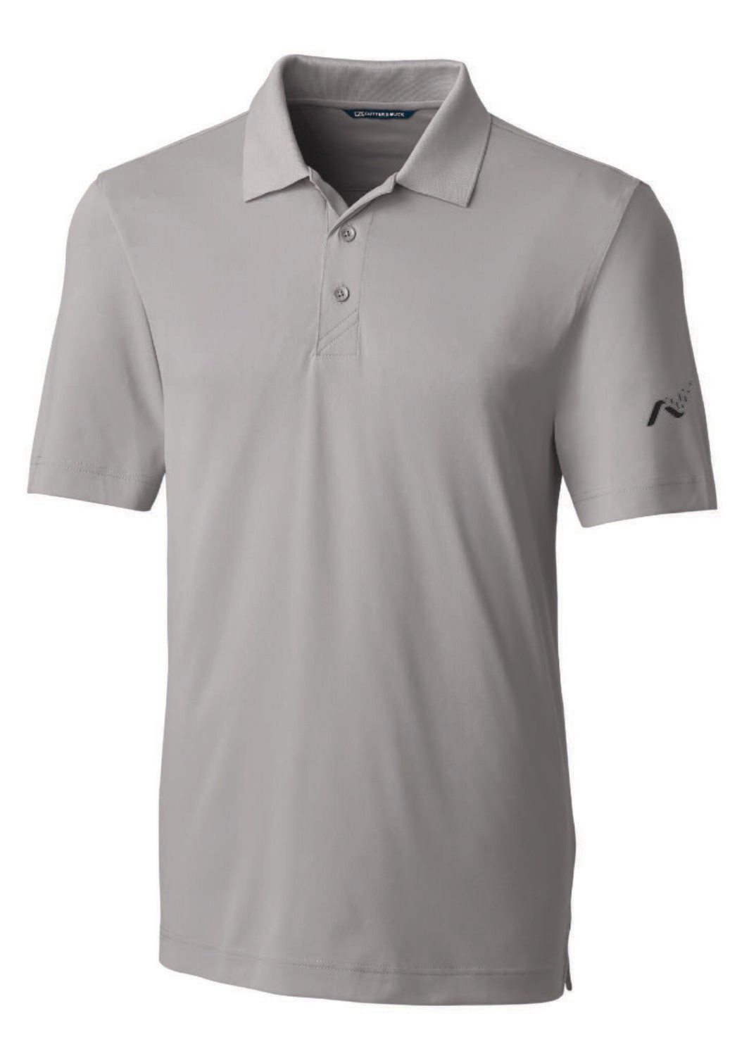 Cutter &amp; Buck Men’s Forge Stretch Polo, Colour: Polished Grey