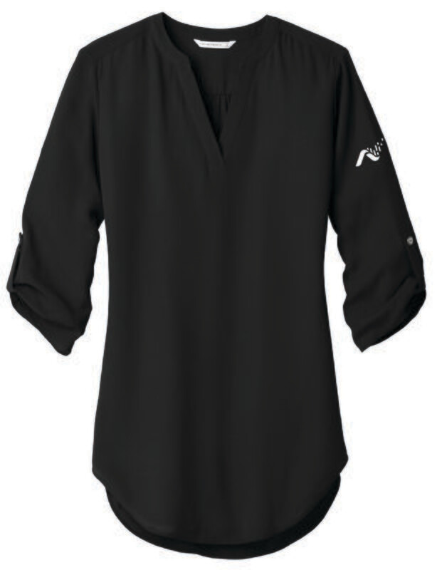 Port Authority® Ladies 3/4-Sleeve Tunic Blouse