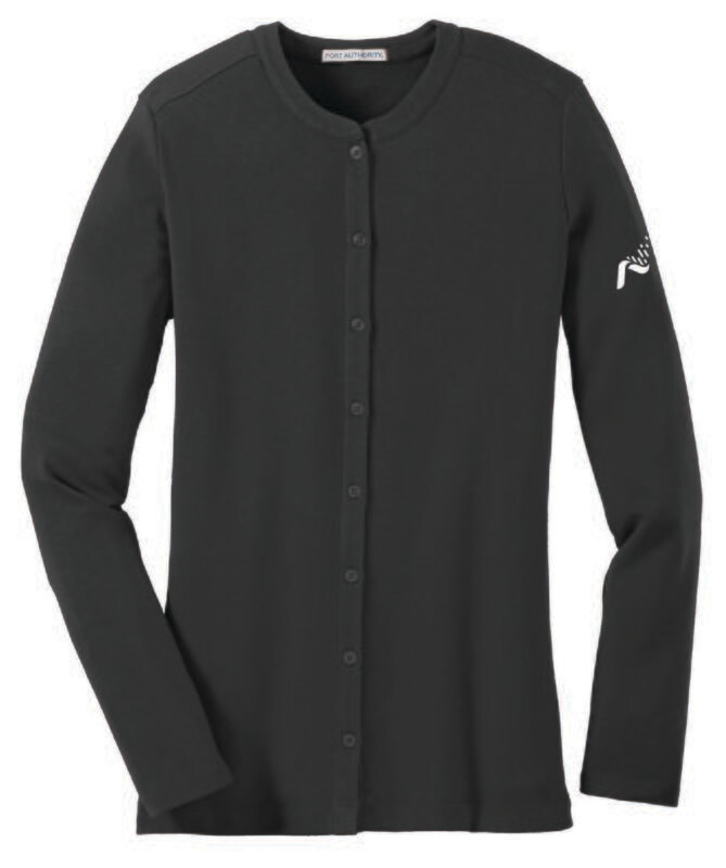 Port Authority® Ladies Stretch Button Front Cardigan