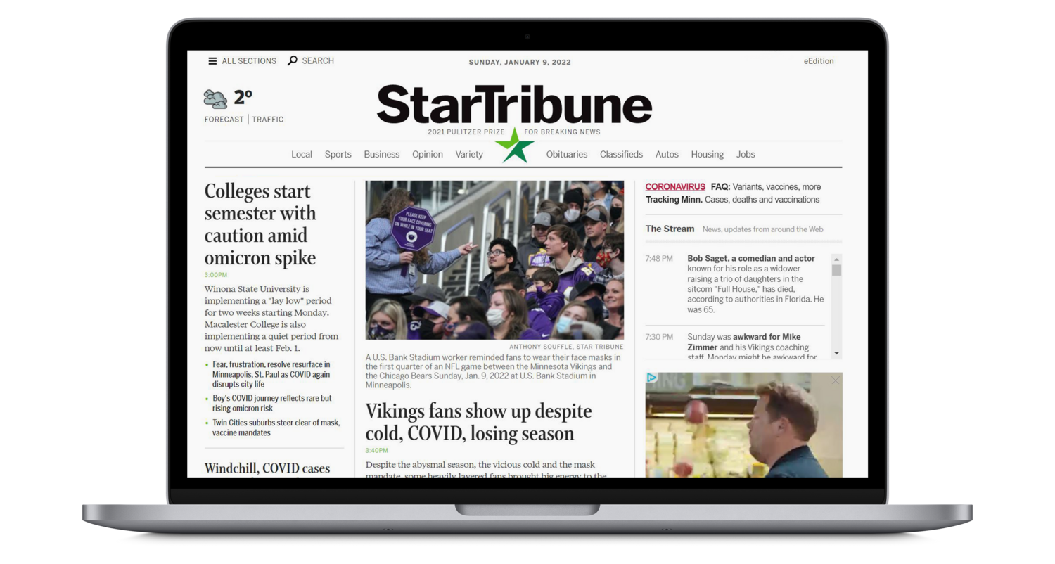 Star Tribune Home Page