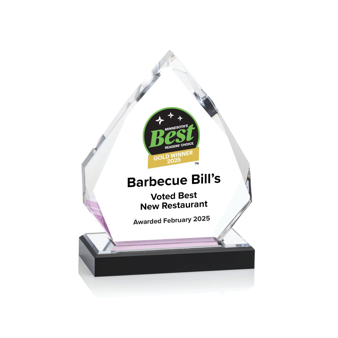 Acrylic Winner&#39;s Award - Diamond