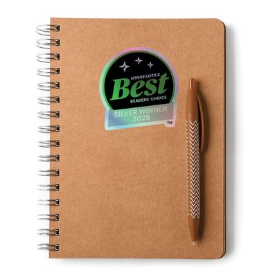 Kiss-Cut Holographic Logo Stickers