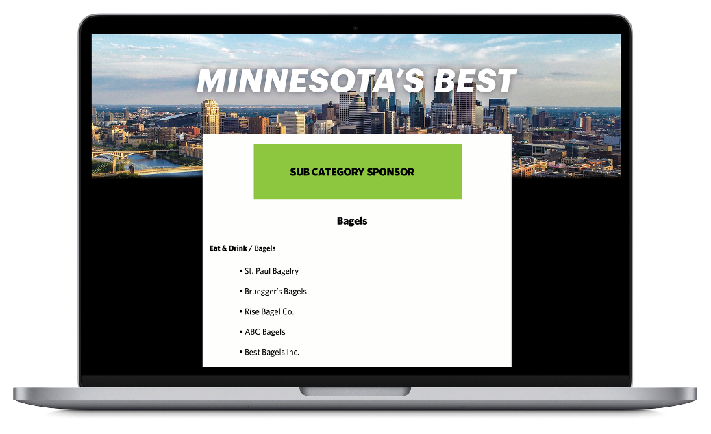 Sub-Category Sponsorship