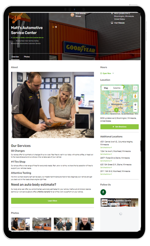 Annual Profile Page on MinnesotasBest.com