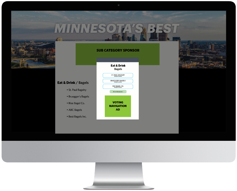 Voting Navigation Ad